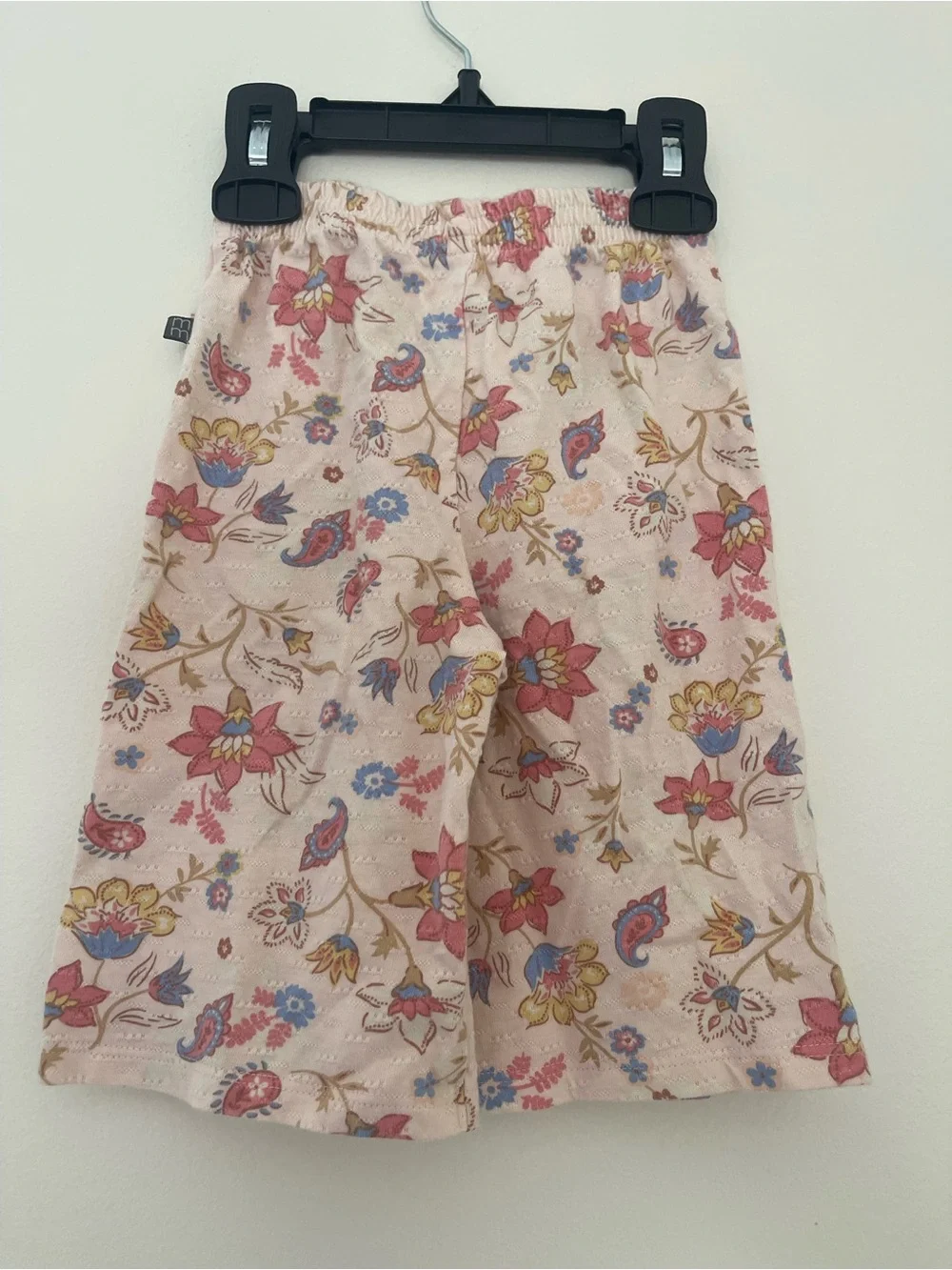 Girls Floral Two-Piece Set with Ruffle Collar - Pink Floral